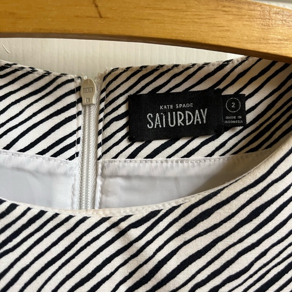 Kate Spade Saturday Black and White Dress size 2 - Picture 2 of 5
